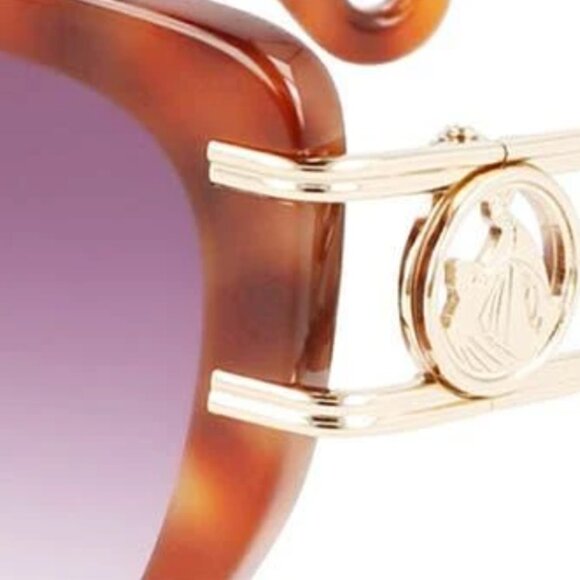 Lanvin Mother & Child 56mm Gradient Cat Eye Sunglasses Light Havana - Picture 15 of 15